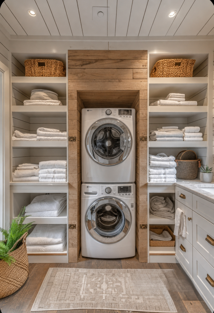 Laundry & Linen Help in a bright coastal Jacksonville home