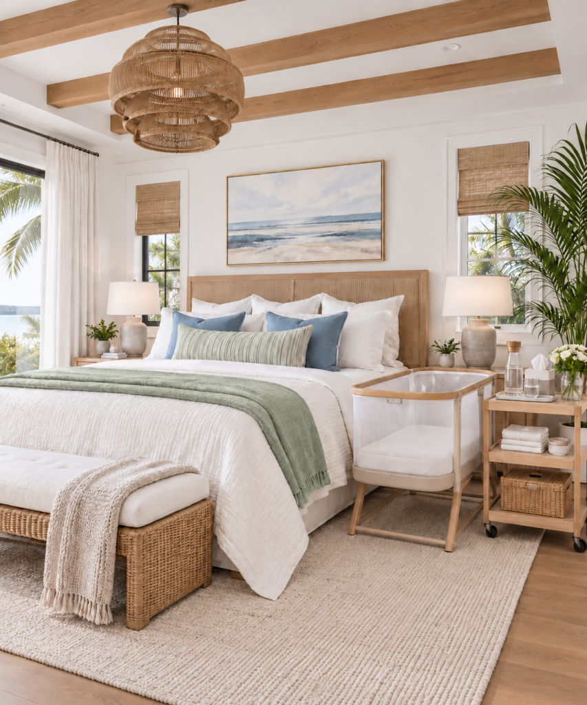 New Parent Home Help in a bright coastal Jacksonville home