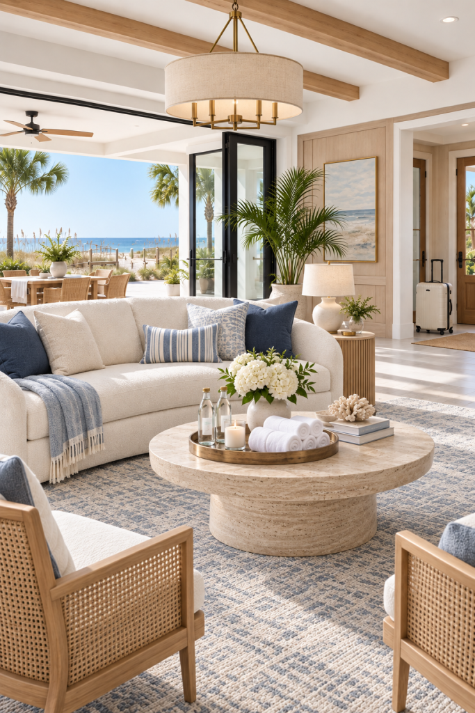 Vacation / Snowbird Home Refresh in a bright coastal Jacksonville home